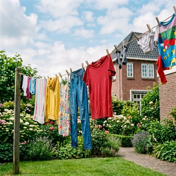 bij welke luchtvochtigheid droogt de was buiten