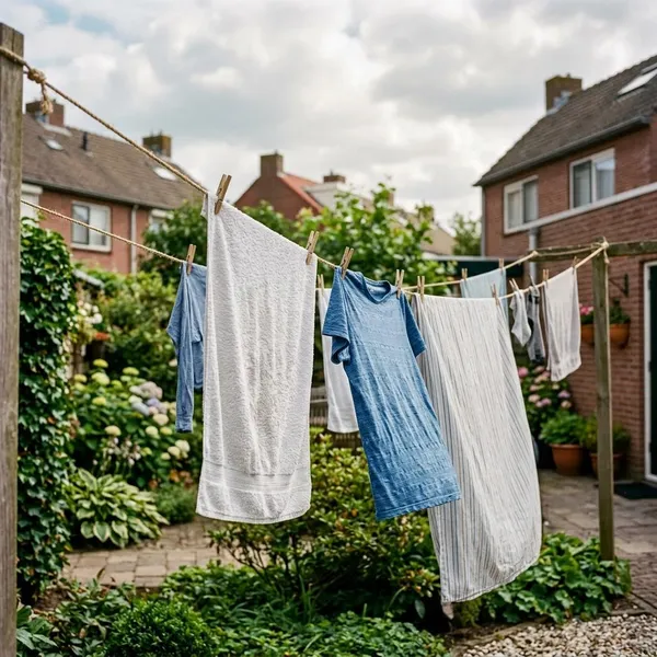Bij welke luchtvochtigheid droogt de was buiten het best