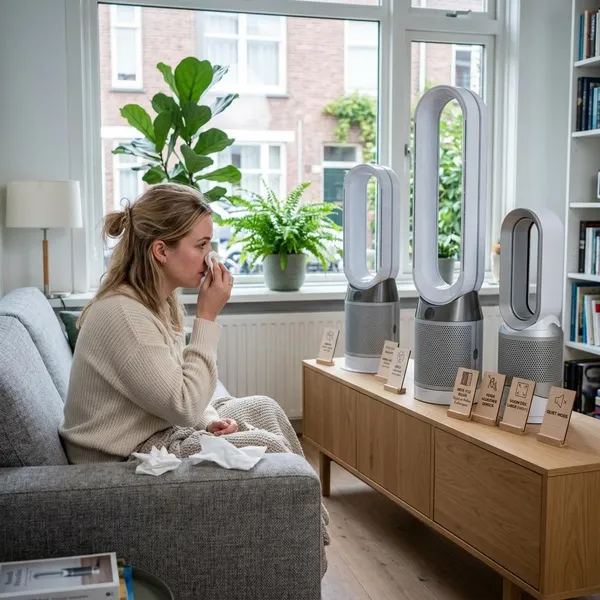 Hoe een Dyson luchtreiniger bij allergie werkt