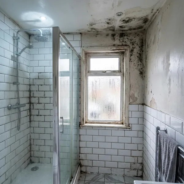 hoe krijg ik schimmel uit de badkamer