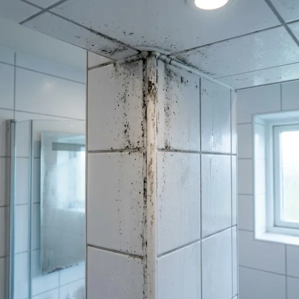 Schimmel op muur en plafond verwijderen