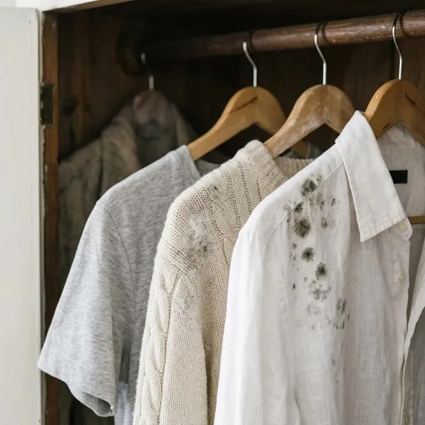 Hoe ontstaat schimmel op kleding