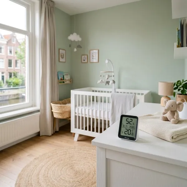hoeveel luchtvochtigheid babykamer