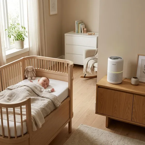 Luchtreiniger of luchtbevochtiger babykamer