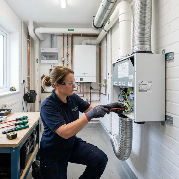 Zo sluit je de ventilatiebox aan