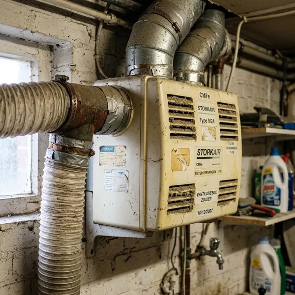 ventilatiebox vervangen