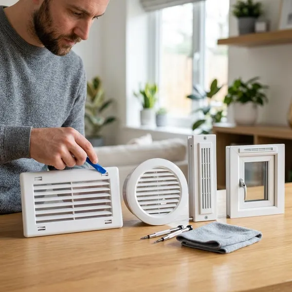 ventilatierooster demonteren