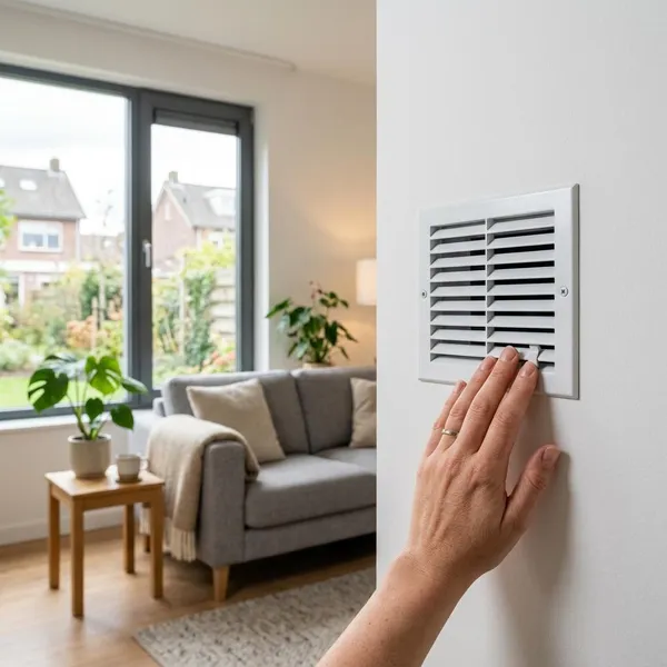 ventilatierooster isoleren