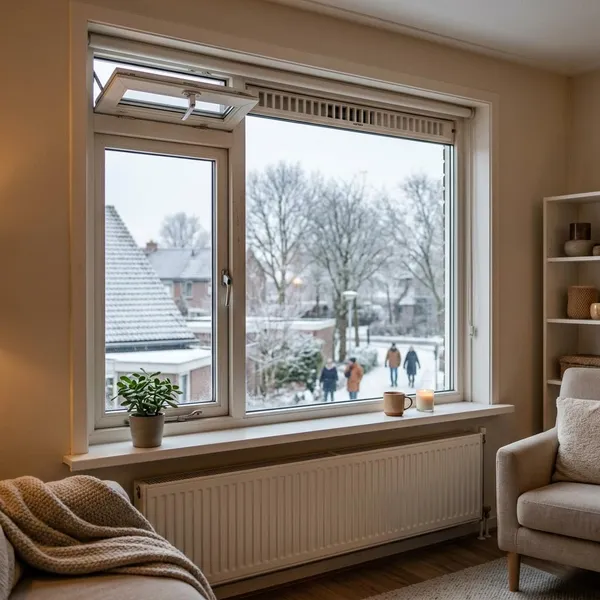 ventilatieroosters open of dicht in de winter