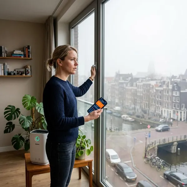 Hoe zie je hoe slecht de lucht nu is