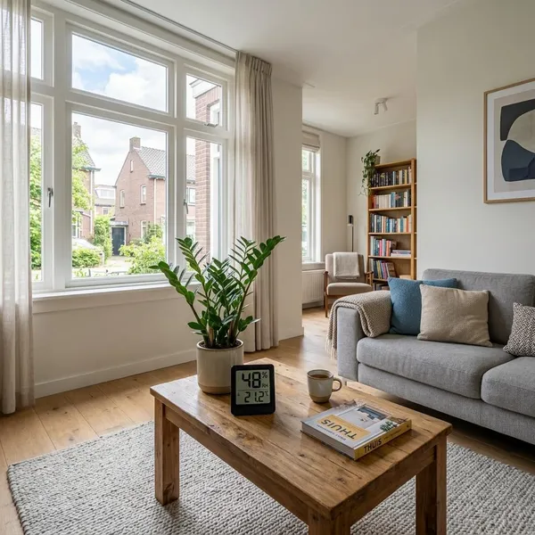 wat is een goede luchtvochtigheid in huis