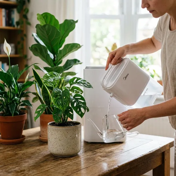 water uit ontvochtiger gebruiken voor planten